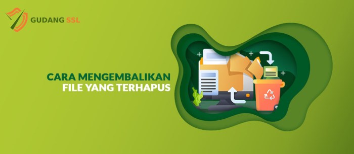 Cara Mengembalikan File yang Terhapus di Laptop