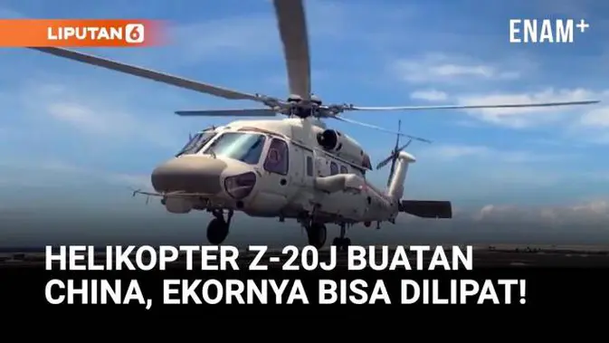Helikopter Z-20J Buatan China Debut di Pameran Helikopter Tianjin