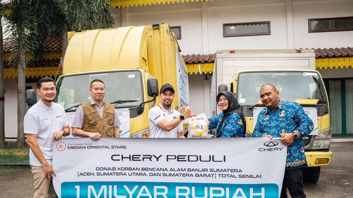 Program Chery Flood Care Plus Salurkan Bantuan Rp 1 Miliar untuk Korban Banjir