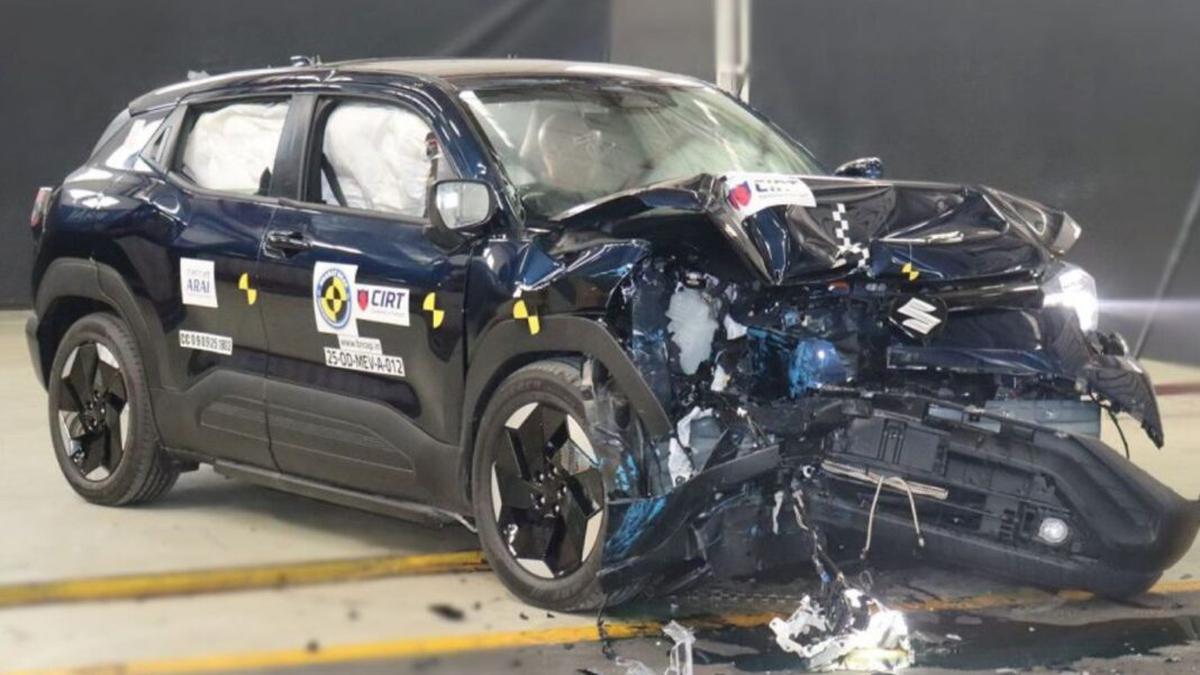 eVitara Raih Bintang 5 dalam Uji Tabrak