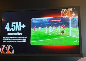 Streaming Langsung Final ASEAN Cup 2026 di YouTube Raih 4,5 Juta Penonton